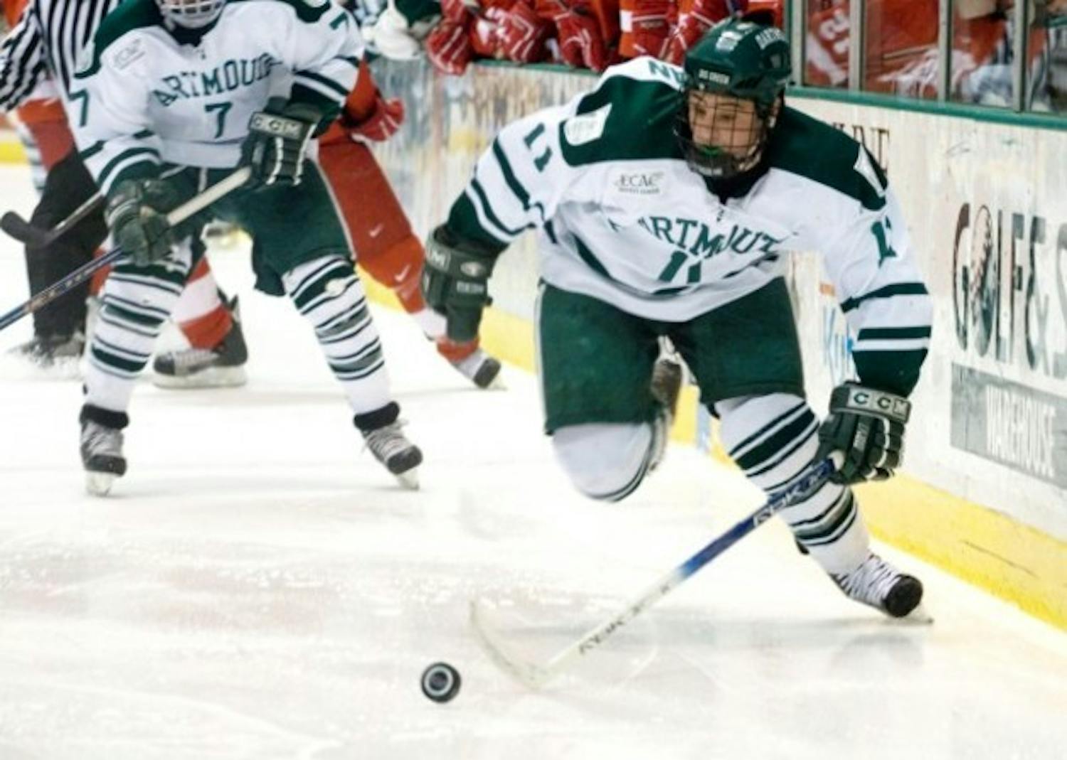 The men's hockey team pulled out a pair of big wins, cementing a playoff bye and a share of the Ivy League title.