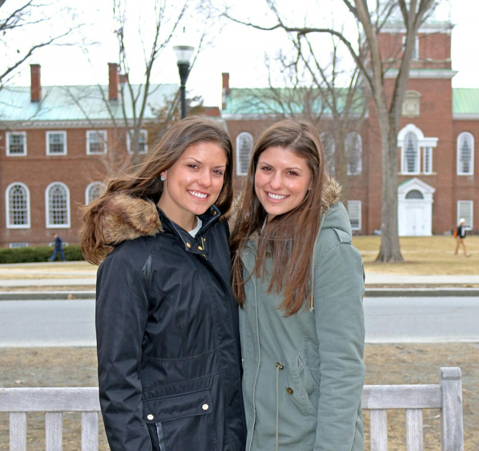 Sisters Anna and Sara Kikut ’16 were recruited as competitive skiers, but successfully switched to track and field.
