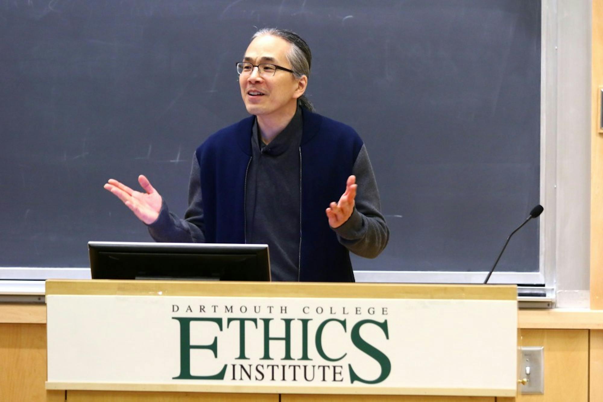 Ted Chiang talks at the Dartmouth Ethics Institute