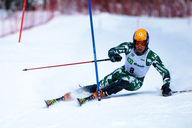 Finding success in the giant slalom, Ace Tarberry '11 picked up his first collegiate carnival win this weekend.