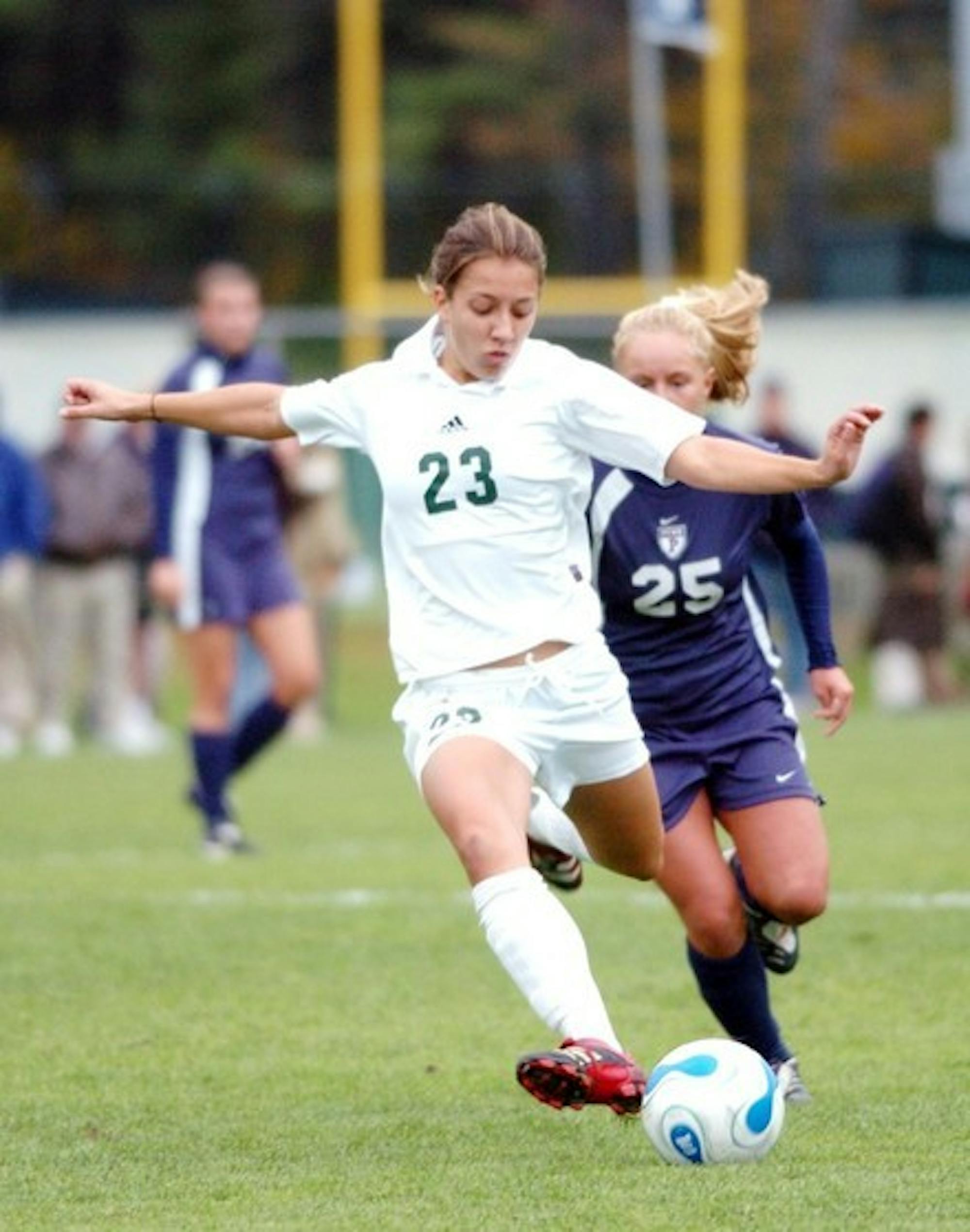 Maggie Goldstein '10 and the women's soccer team were denied an at-large bid to the NCAA tournament despite a No. 18 national ranking.