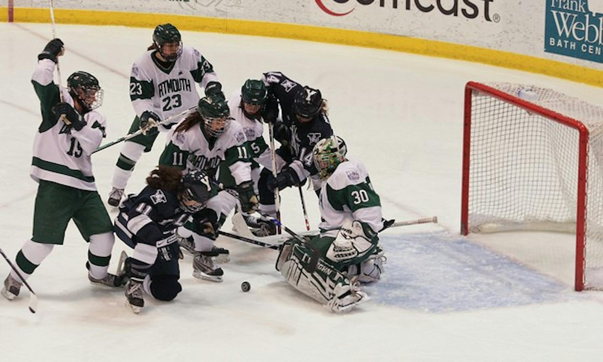 The women's hockey team extended its winning streak to four games with victories against Yale and Brown.
