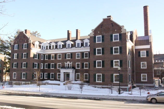 New Hampshire residence hall, which will house approximately 101 students, will be re-open Spring term.