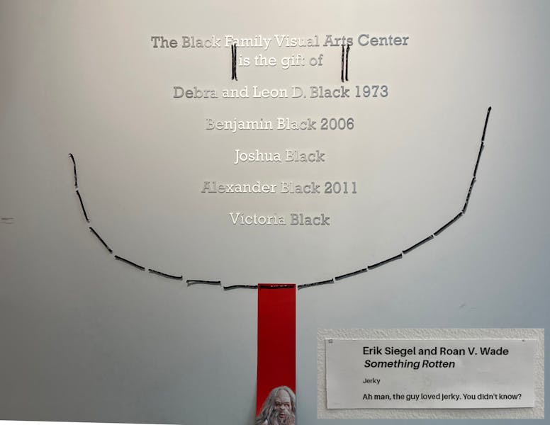 Studio art department removes beef jerky art from Black family donor wall