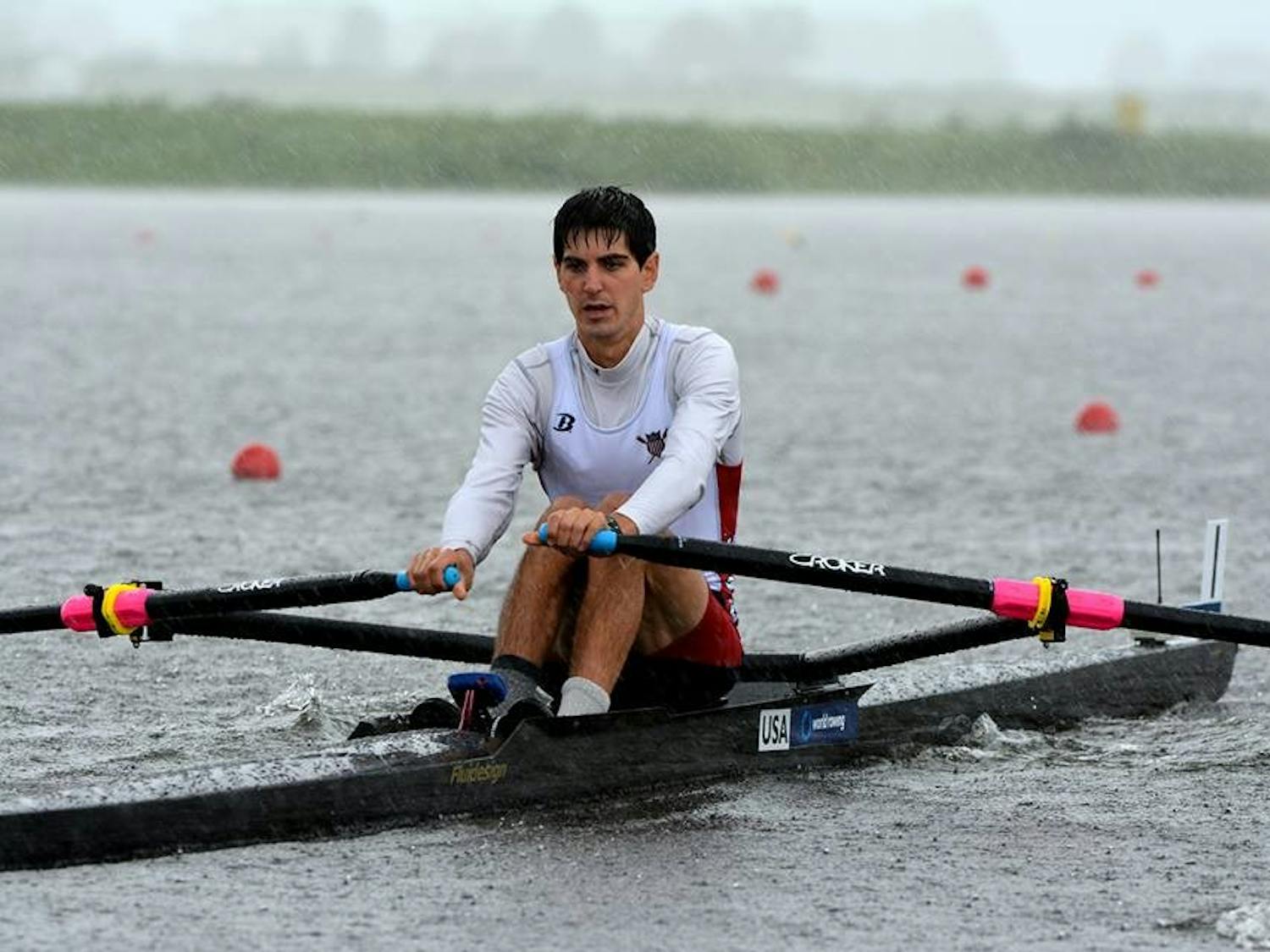 Walter Banfield ’17 competed in the men’s lightweight single sculls at the U-23 Worlds.