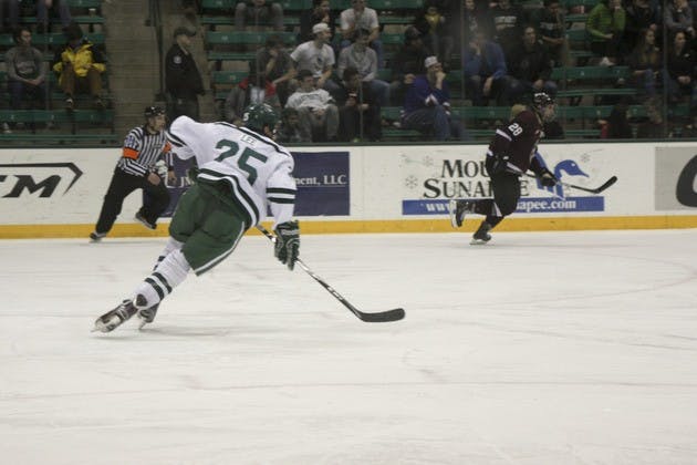 Paul Lee '12, who played in his 100th game this weekend, scored a goal against Brown University on Saturday.
