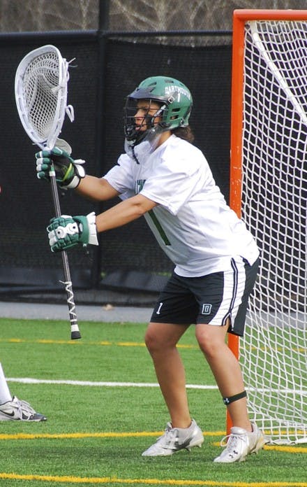 Julie Wadland '10 has played the majority of time in goal for the Big Green in the last two seasons.