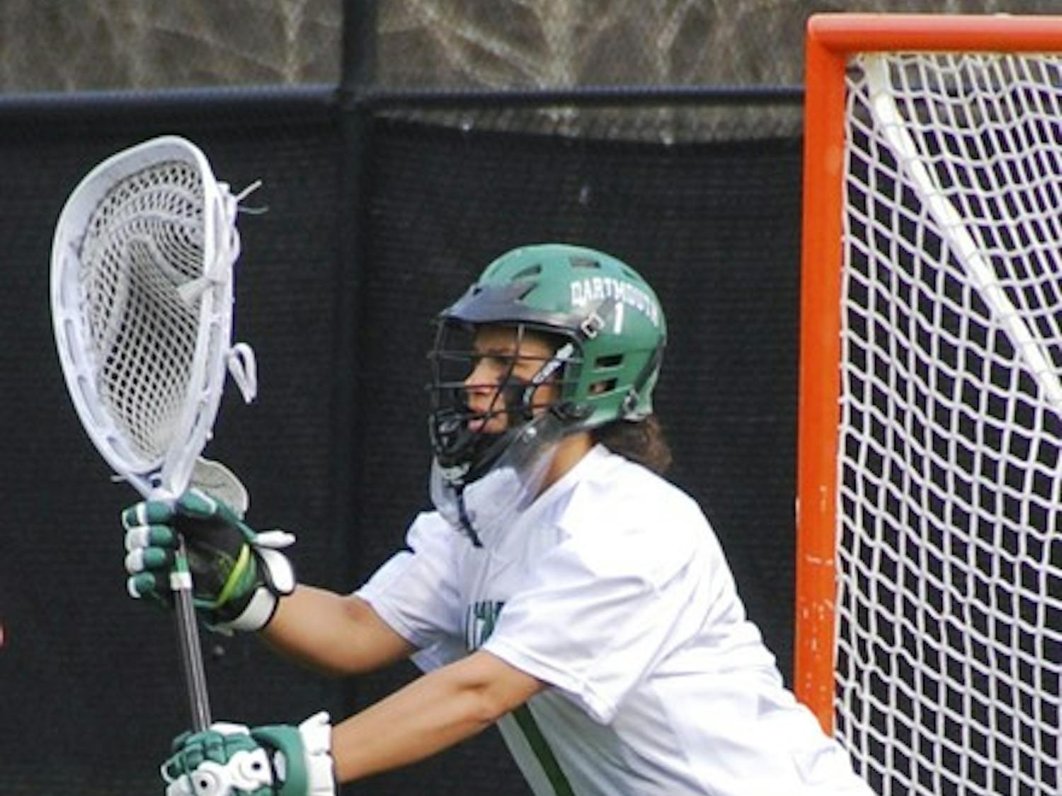 Julie Wadland '10 has played the majority of time in goal for the Big Green in the last two seasons.