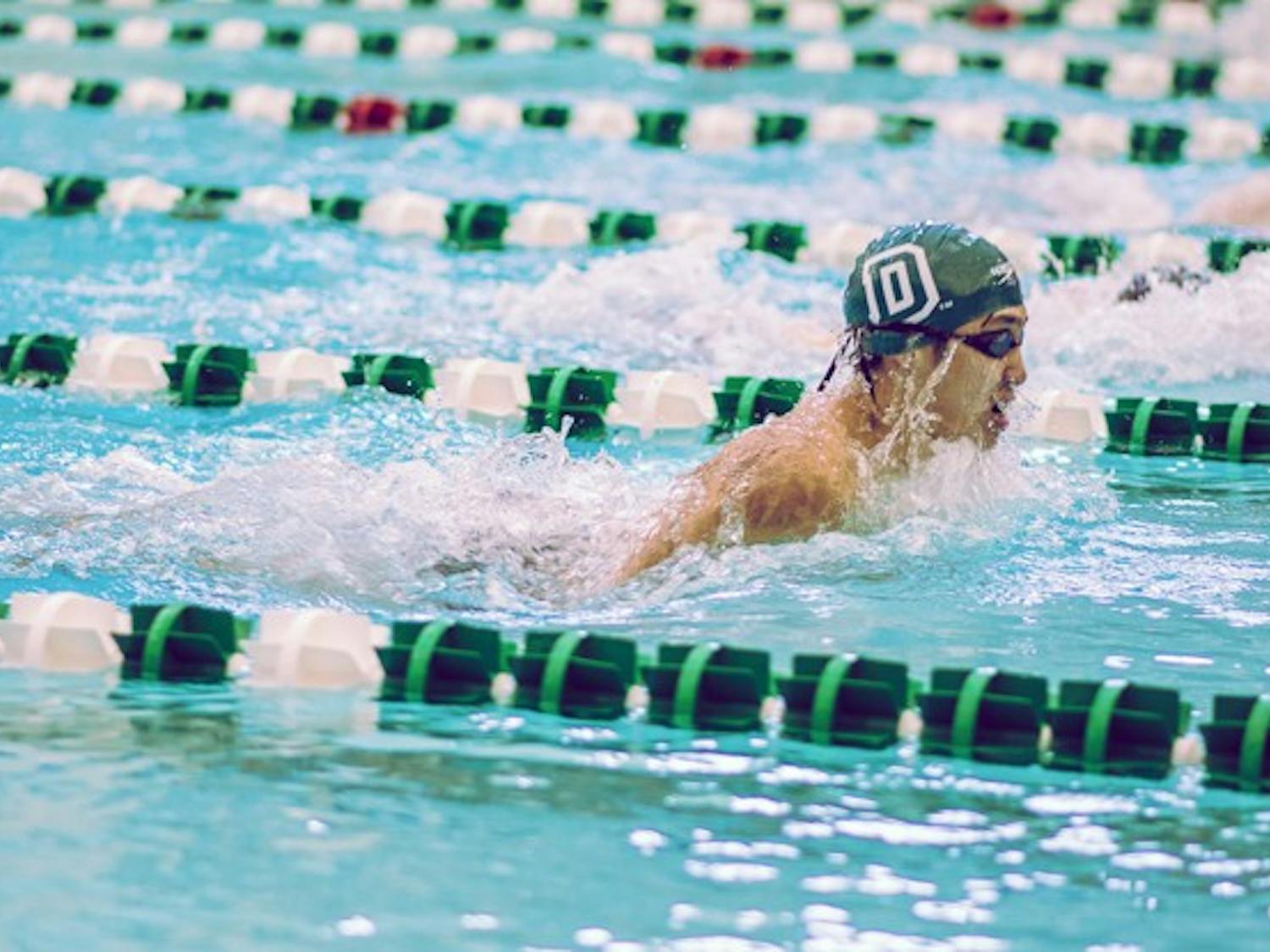 Dartmouth's swimming and diving teams fell to&nbsp;the University of Connecticut this past weekend.