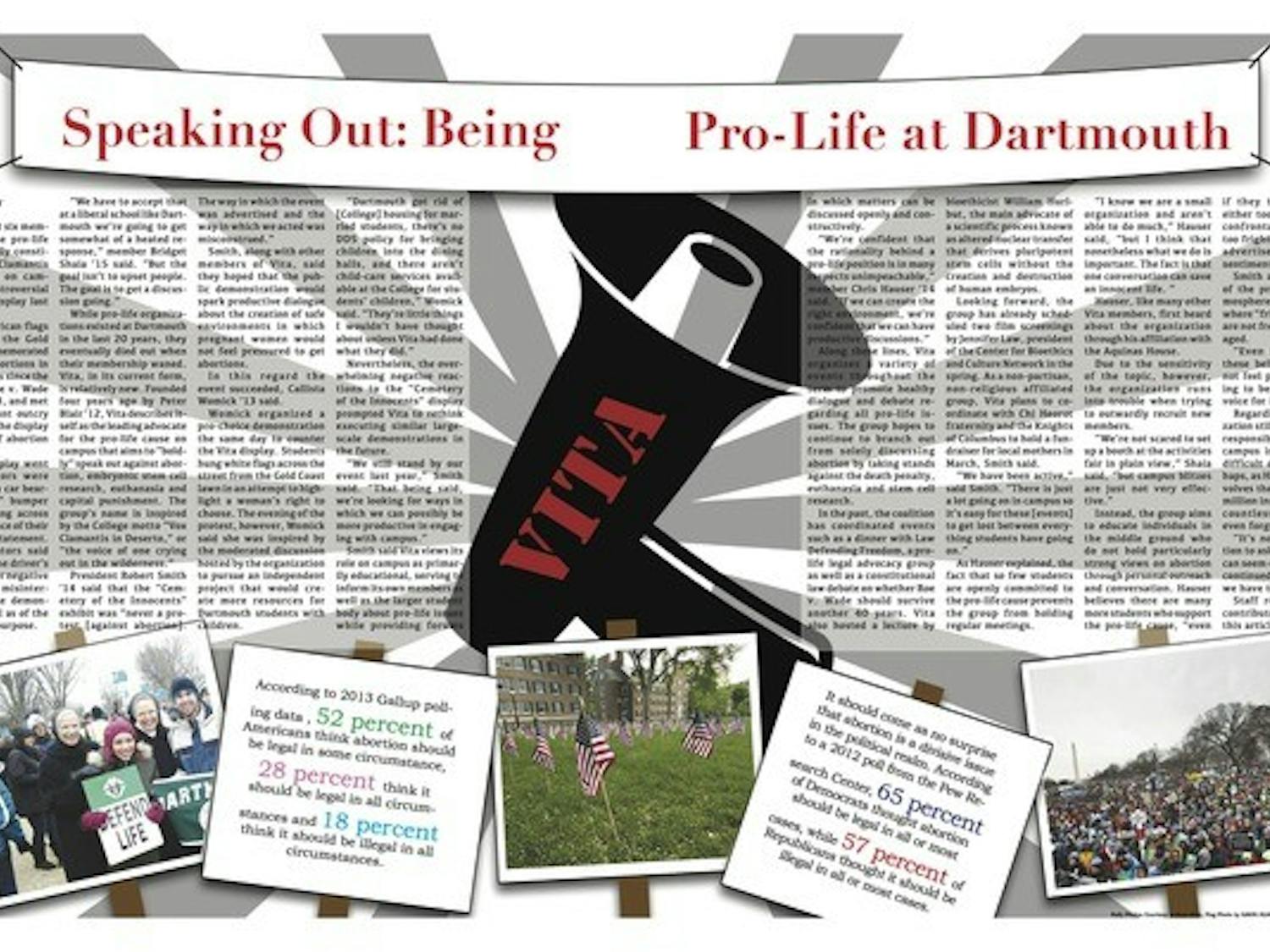 Founded four years ago by Peter Blair '12, Vita describes itself as an advocate for the pro-life cause that aims to speak out against abortion, embryonic stem cell research, euthanasia and capital punishment.