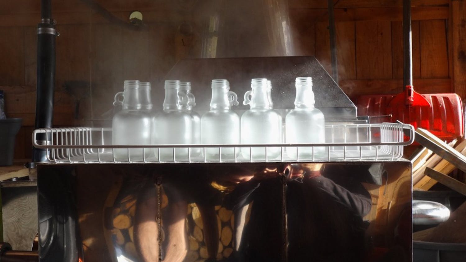 Over spring break, Dartmouth students participated in maple sugaring at the Dartmouth Organic Farm.