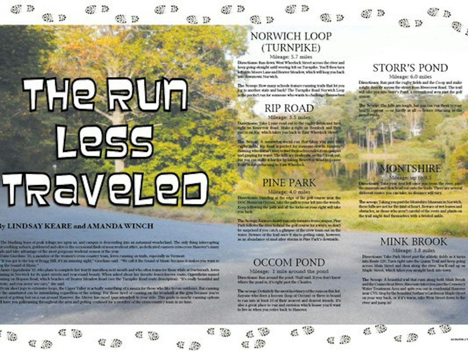 The Upper Valley is actually something of a mecca for those who like to run outdoors.