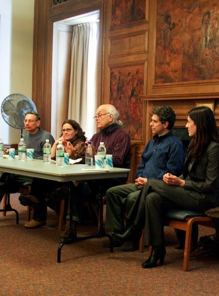 An alumna and three professors explain the intersection of creativity and professional research at a panel on Thursday evening.