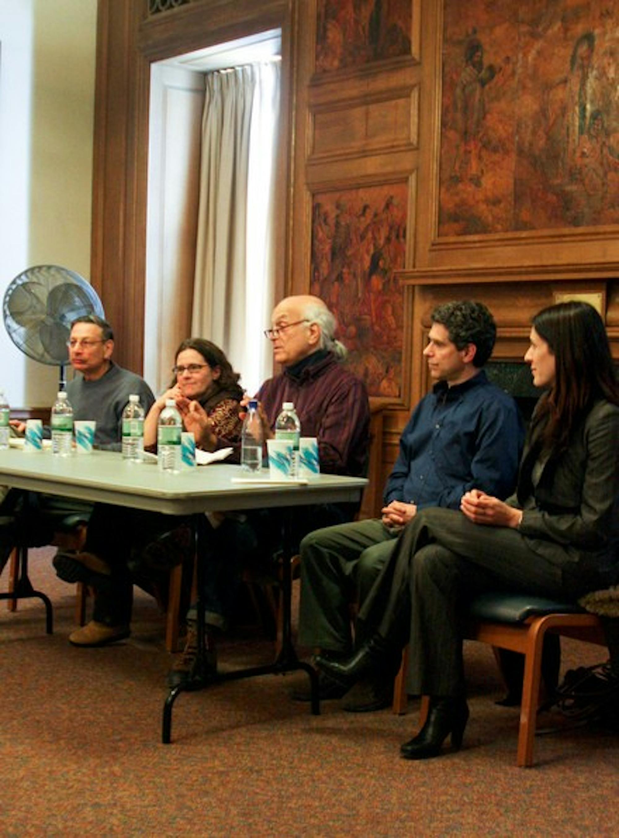 An alumna and three professors explain the intersection of creativity and professional research at a panel on Thursday evening.