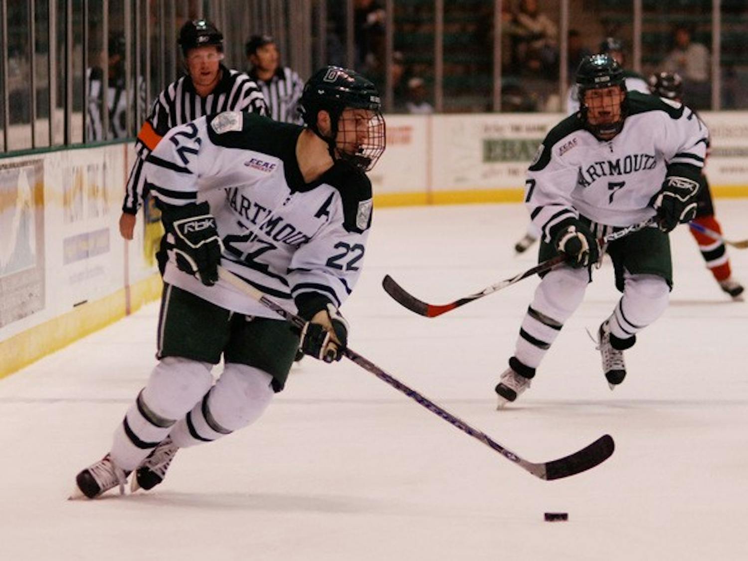 The Big Green men's hockey team expects to leave early-season growing pains behind after early winter contests.