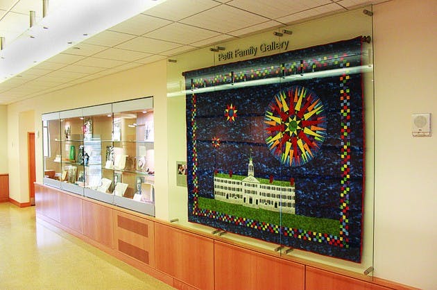 The Petit Family Gallery in the Life Sciences Center pays tribute to William Petit '78's wife and children, whose killers are awaiting lethal injection.