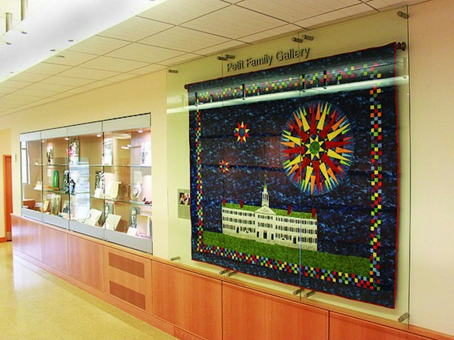 The Petit Family Gallery in the Life Sciences Center pays tribute to William Petit '78's wife and children, whose killers are awaiting lethal injection.