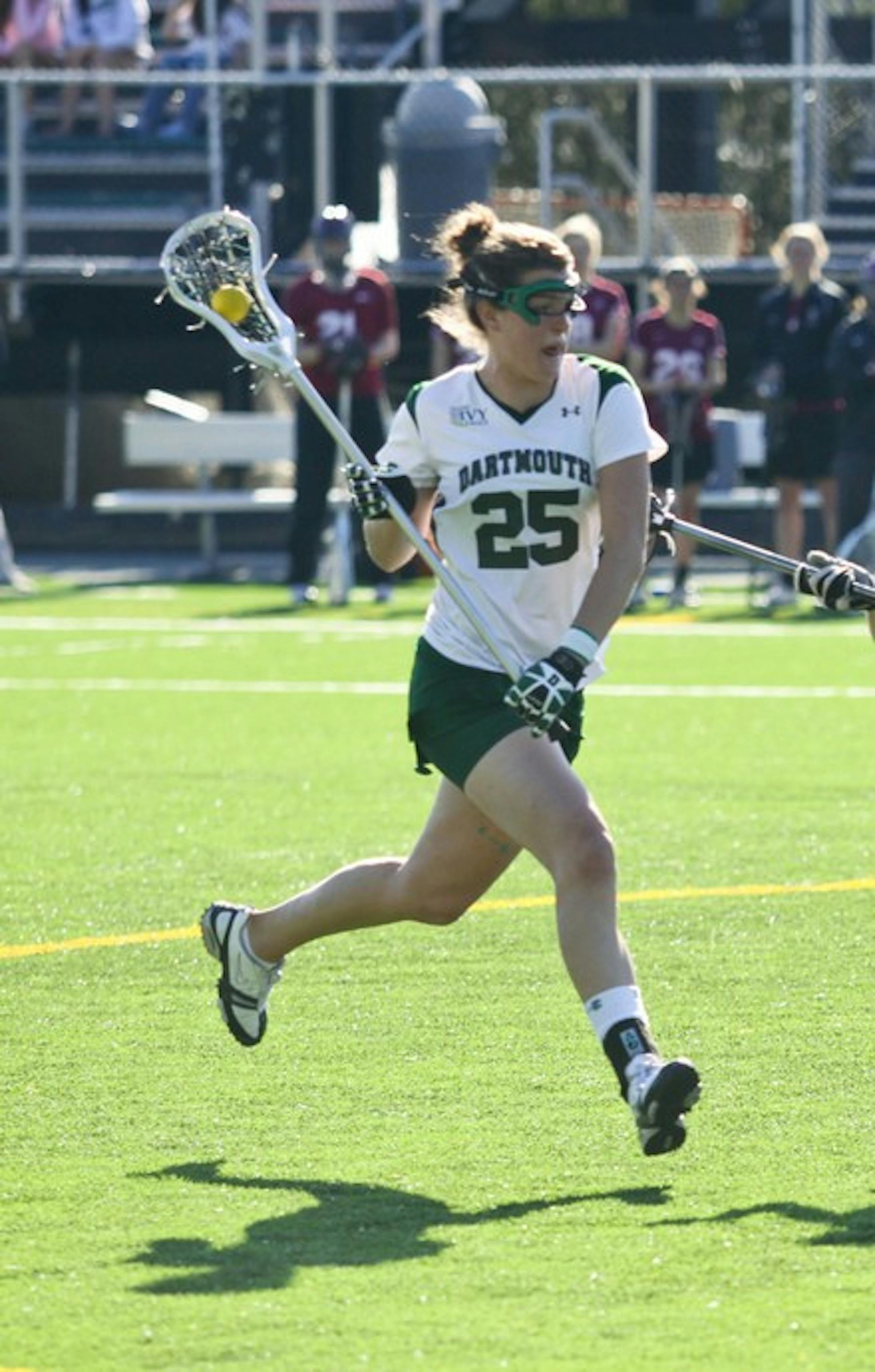 The women's lacrosse team could not stop the Terriers' offense on Wednesday, allowing 15 goals in the loss.