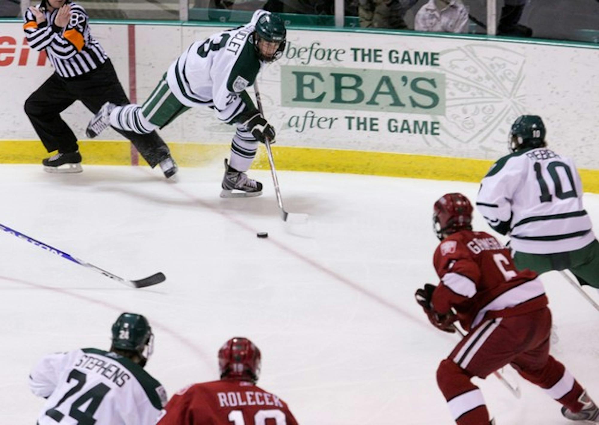 The Big Green men's hockey team will face Rensselaer Polytechnic Institute and Union College this weekend.