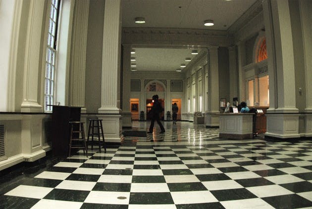 Cleaned of Wenda Gu's installations of 