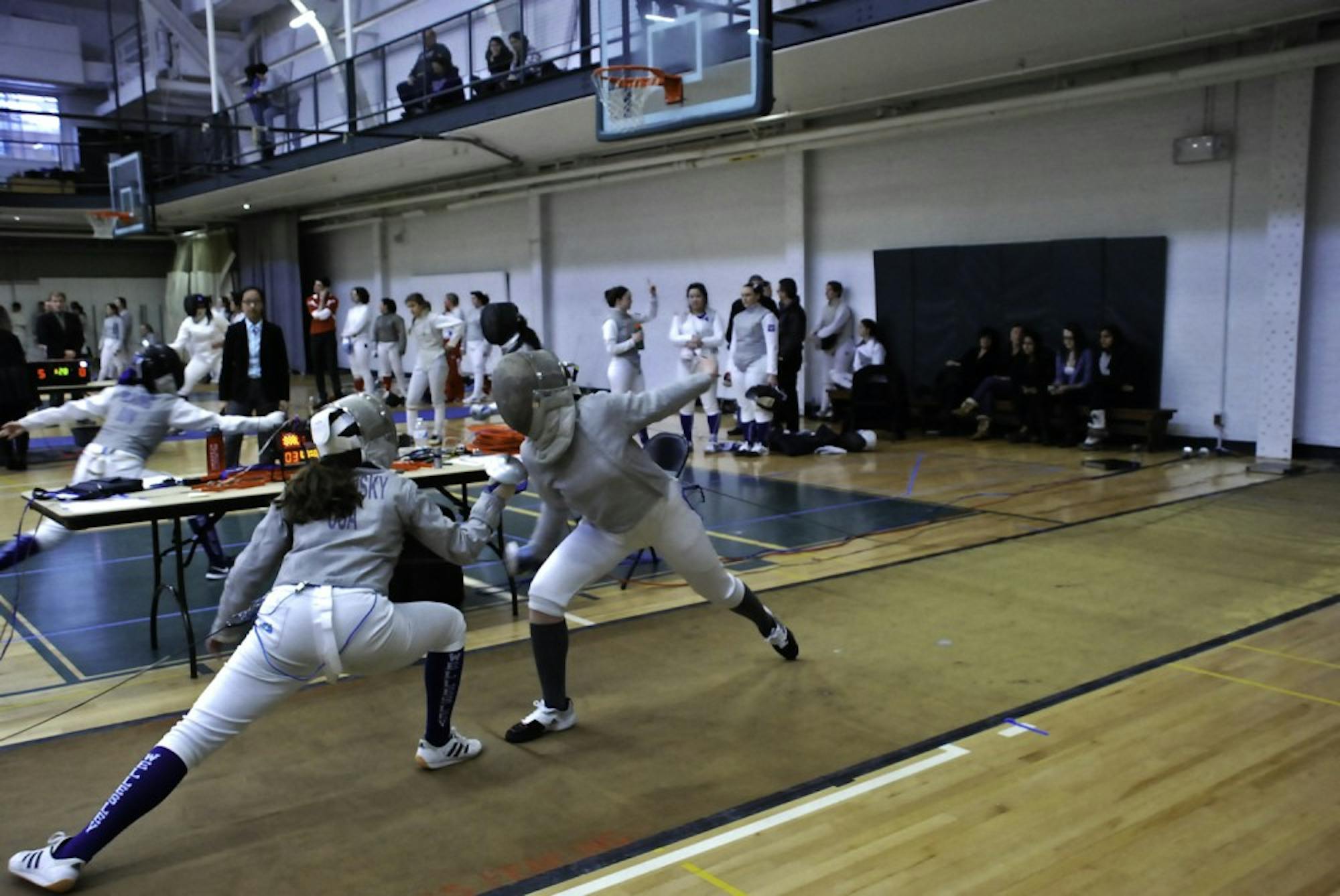 After a day of competition, the Dartmouth club fencing team placed first among club teams and eighth overall.