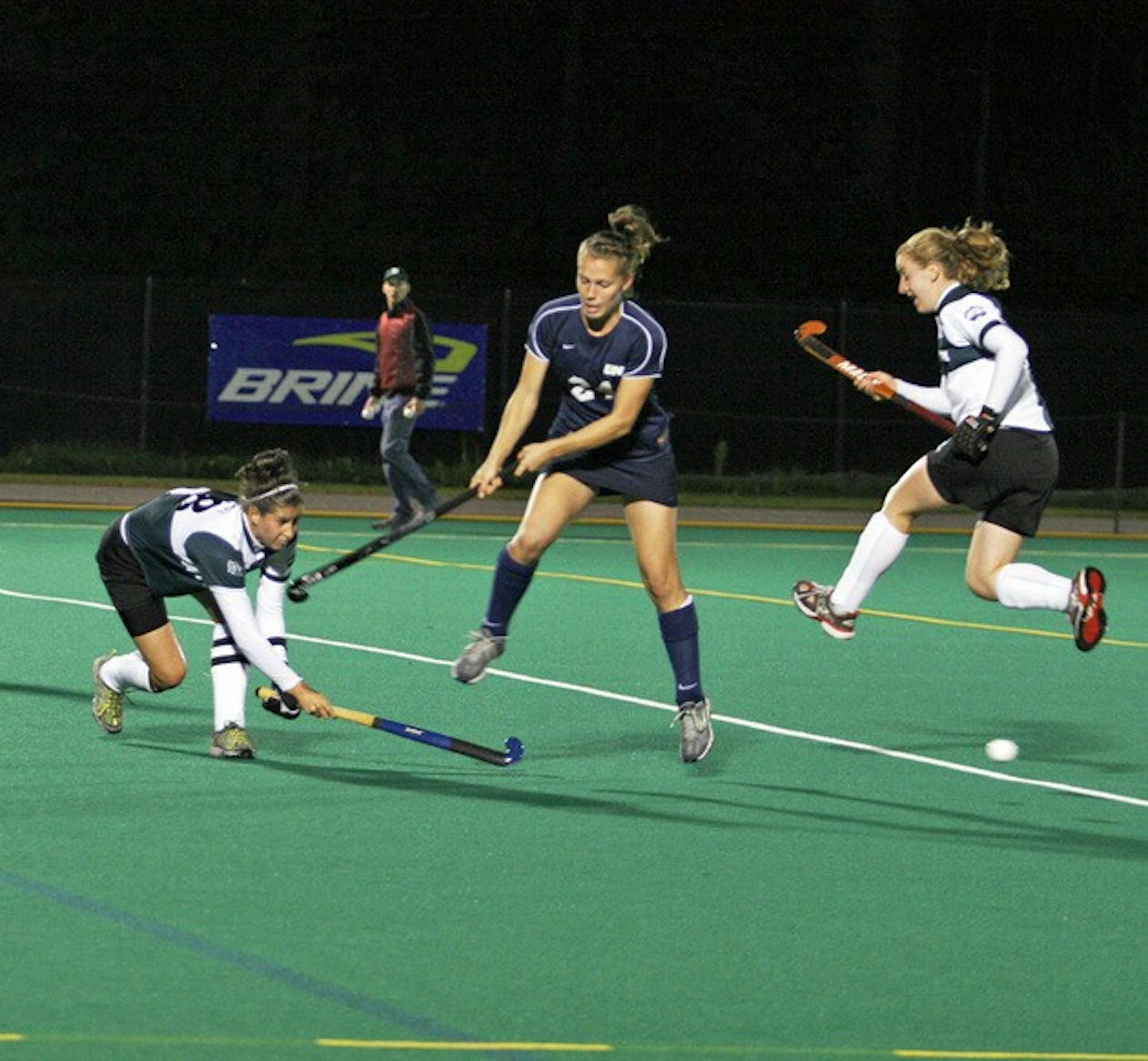 It took three overtimes and a stroke-off, but Dartmouth field hockey took down UNH for its first win in seven games.