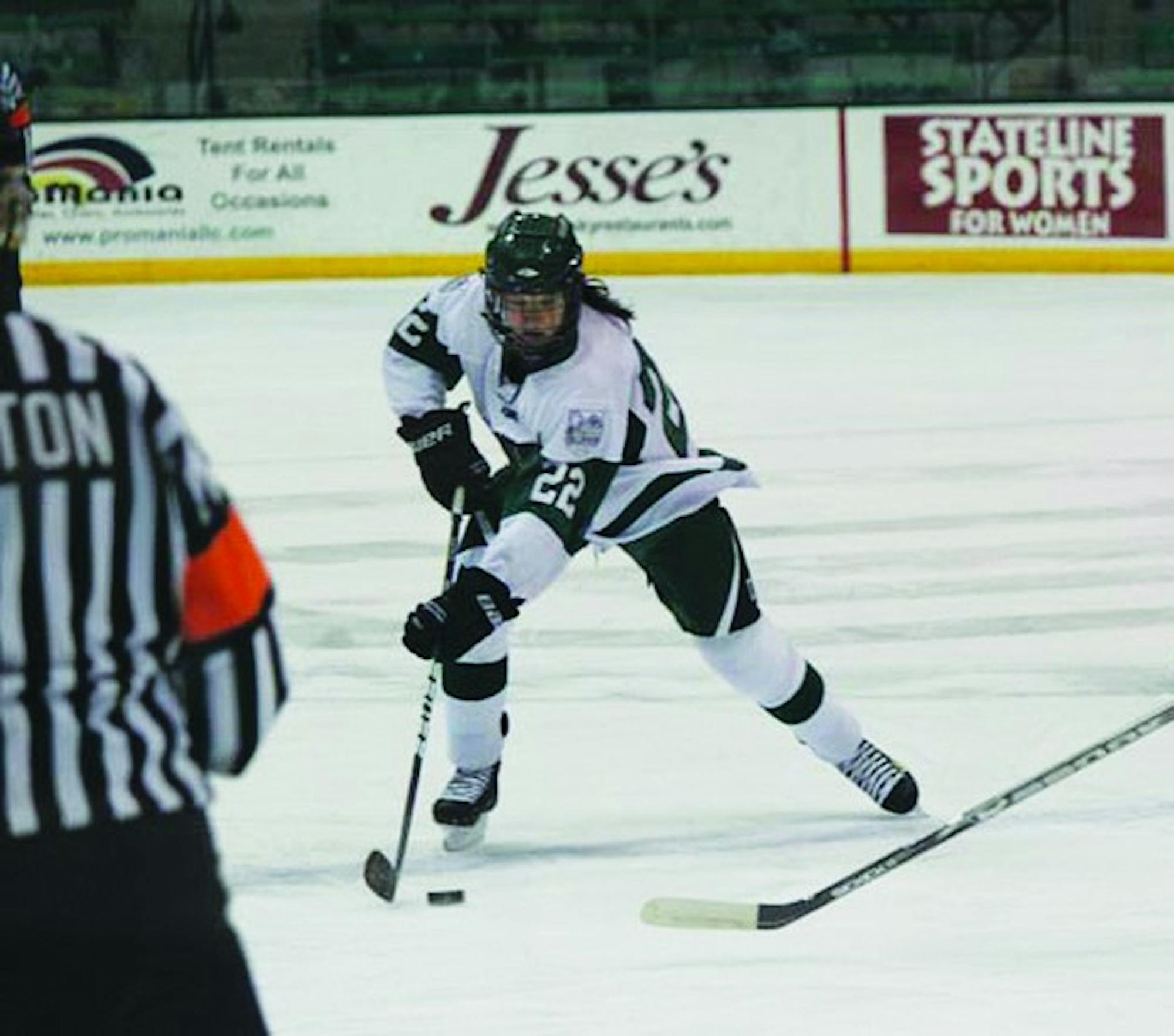 With victories against Yale and Brown Universities this weekend, the Big Green women's hockey team secured a place in the ECAC playoffs this weekend.