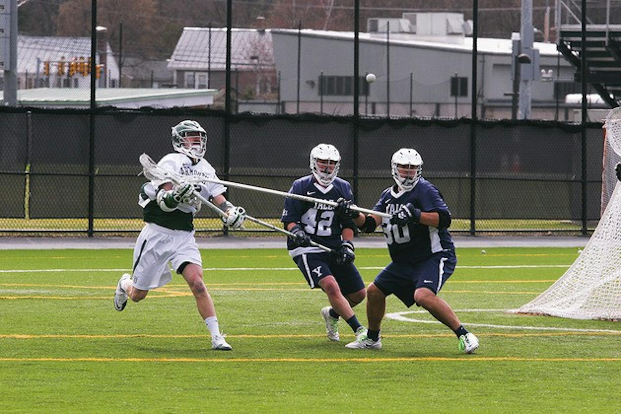 The men's lacrosse team looks to notch its first conference win of the season when the team takes on Princeton University on Saturday at 1 p.m.