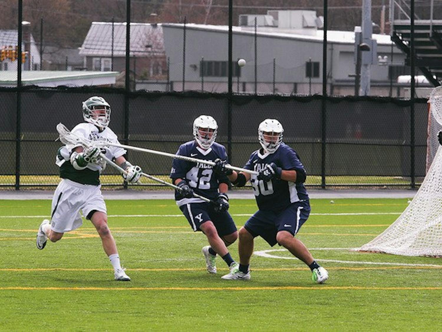 The men's lacrosse team looks to notch its first conference win of the season when the team takes on Princeton University on Saturday at 1 p.m.