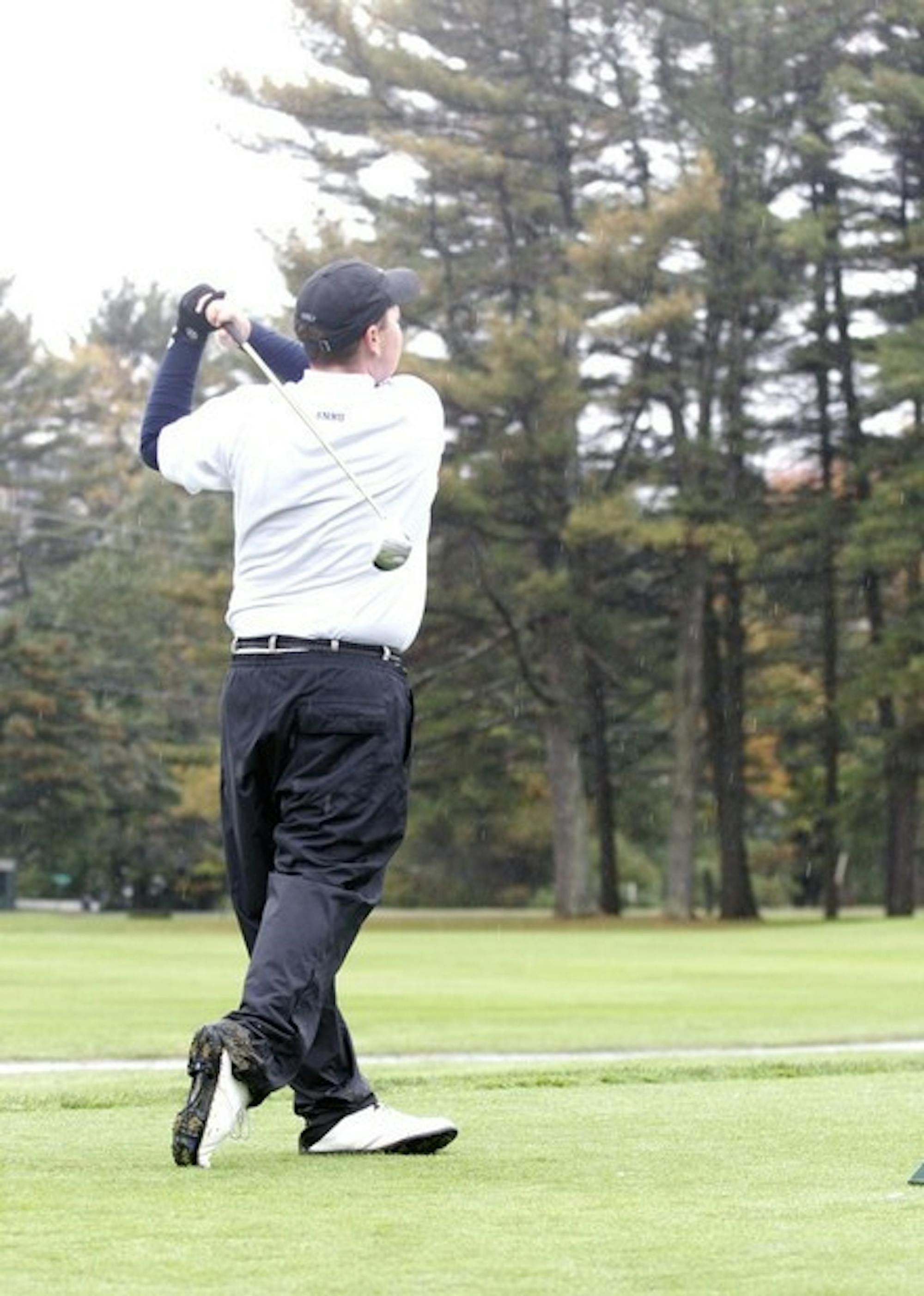 Men's golf finished its season with a tie for sixth place at the New England Championships on Cape Cod at Captains Golf Course in Brewster, Mass.