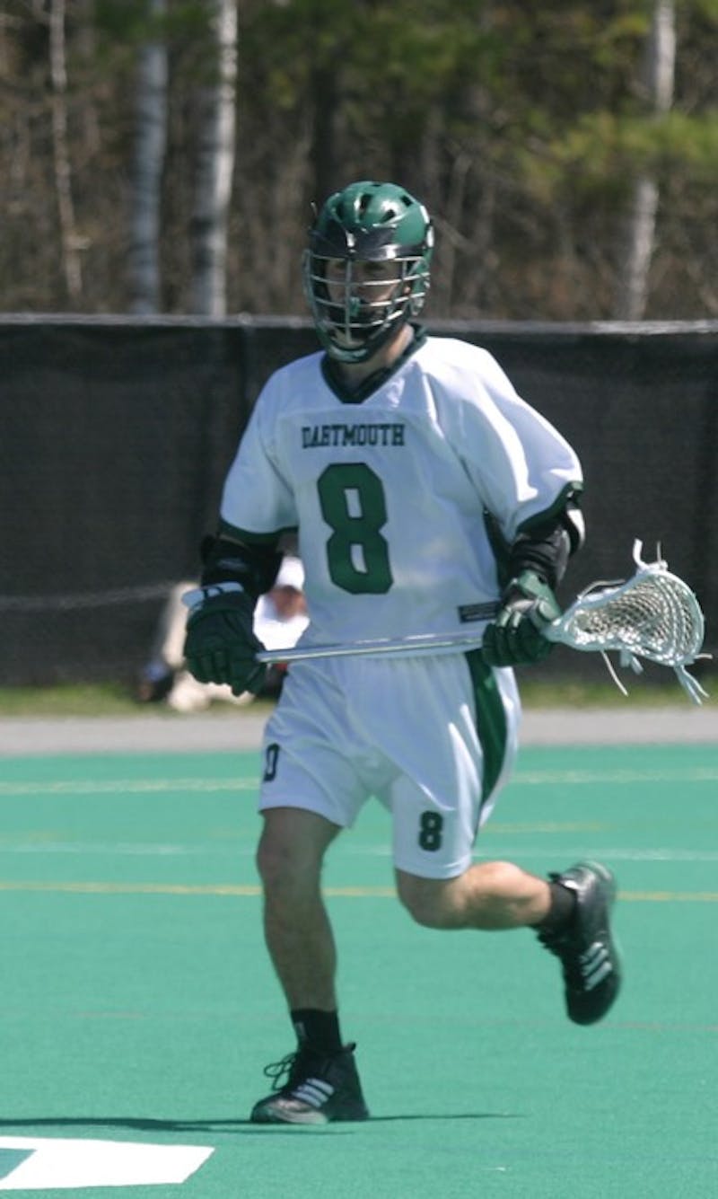 Nick Bonacci '07 scored his 25th and 26th goals of the season in a losing effort against No. 7 Princeton on Saturday. The Big Green fell to 4-9 overall.