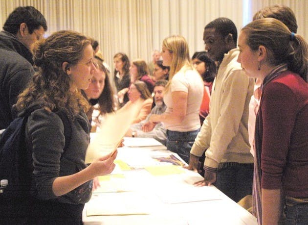 Freshmen and sophomores learned about the College's varied departments from professors and upperclassmen at the Major Enlightenment event Tuesday.