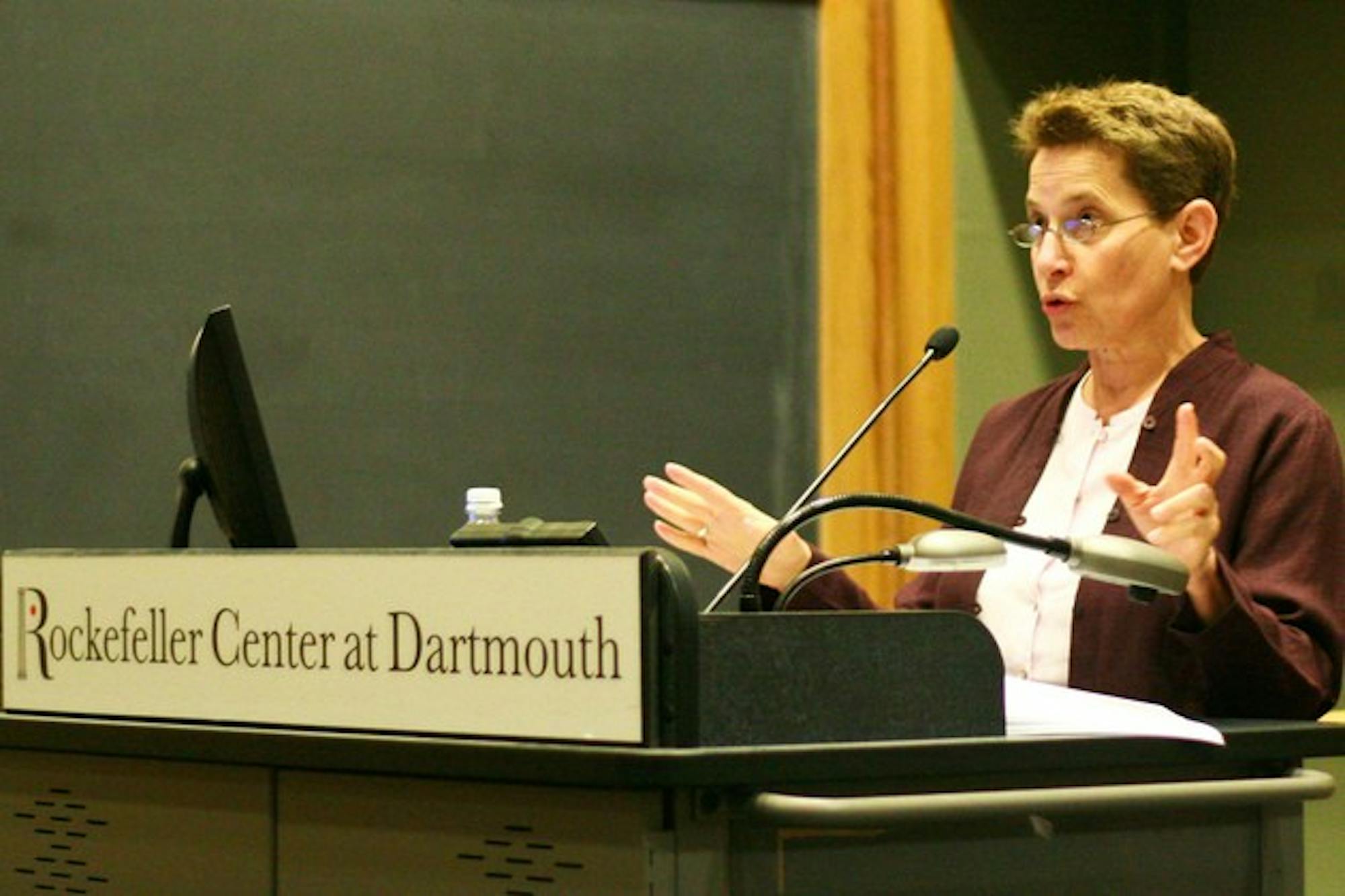 American University professor Nancy Polikoff spoke about efforts to legalize gay marriage at Dartmouth on Tuesday.