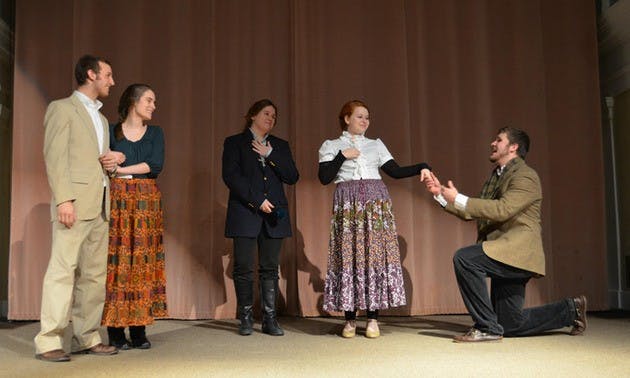 The Dartmouth Rude Mechanicals perform the demandingly existential theatrics of William Shakespeare.