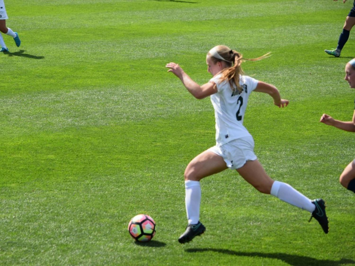 The Women's Soccer team tied Columbia 0-0 on Saturday.