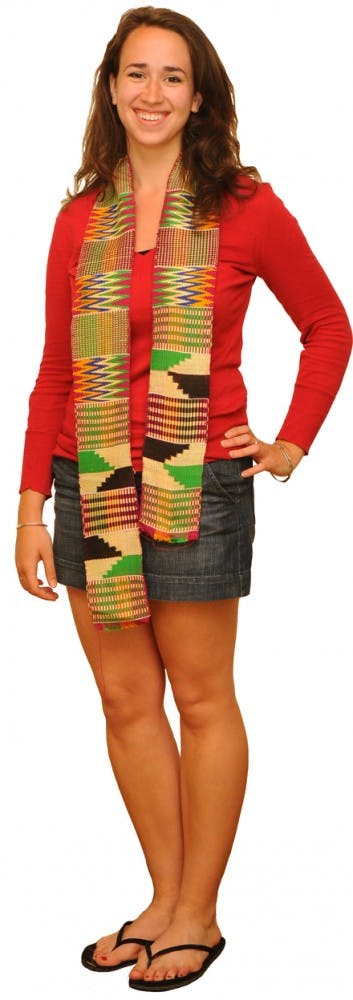 Julia Marks '09 volunteered with the Ministry of Finance in Ghana.