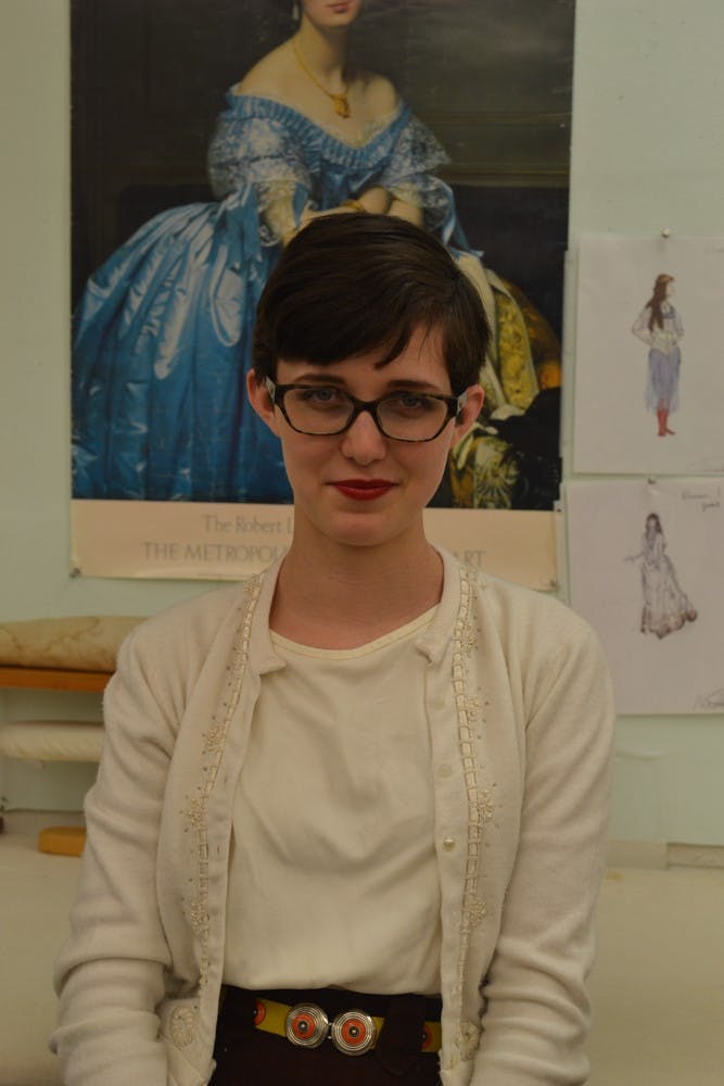 Nicolle Allen ’16 is a costume designer who worked on this winter’s mainstage production of “Chicago.”