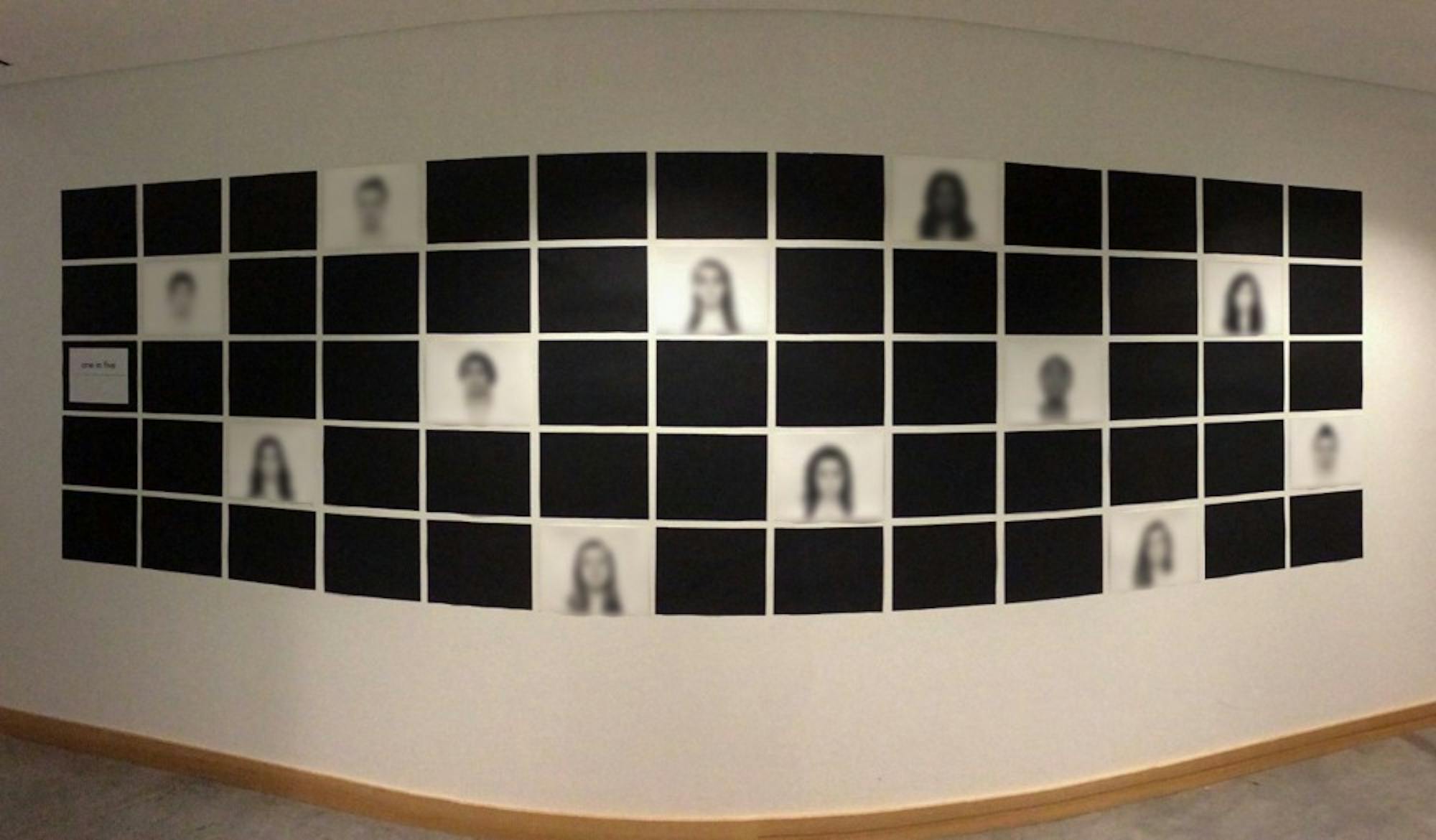 Jadyn Petterson-Rae ‘15’s exhibit features women at Dartmouth who have been victims of sexual assault.