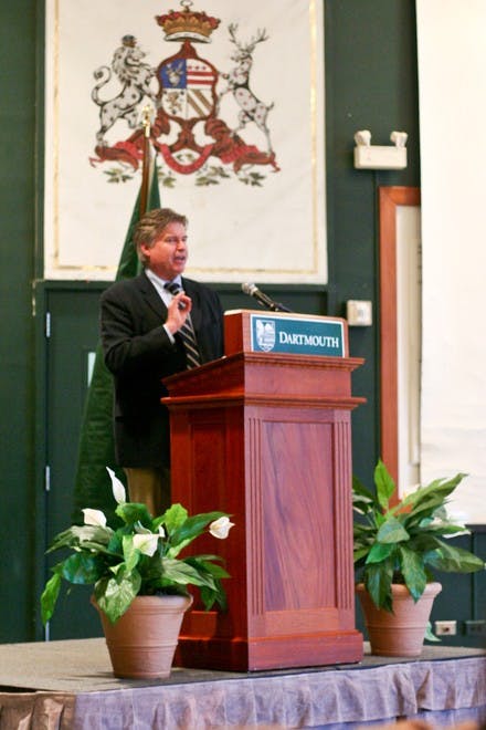 English professor Donald Pease gave the 22nd annual presidential lecture.