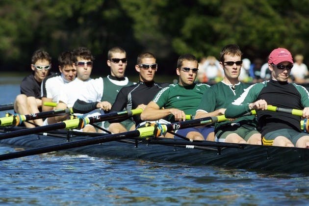 Lightweight crew started its season solidly this past weekend. The lead boat finished second only to Navy in the championship eights race.