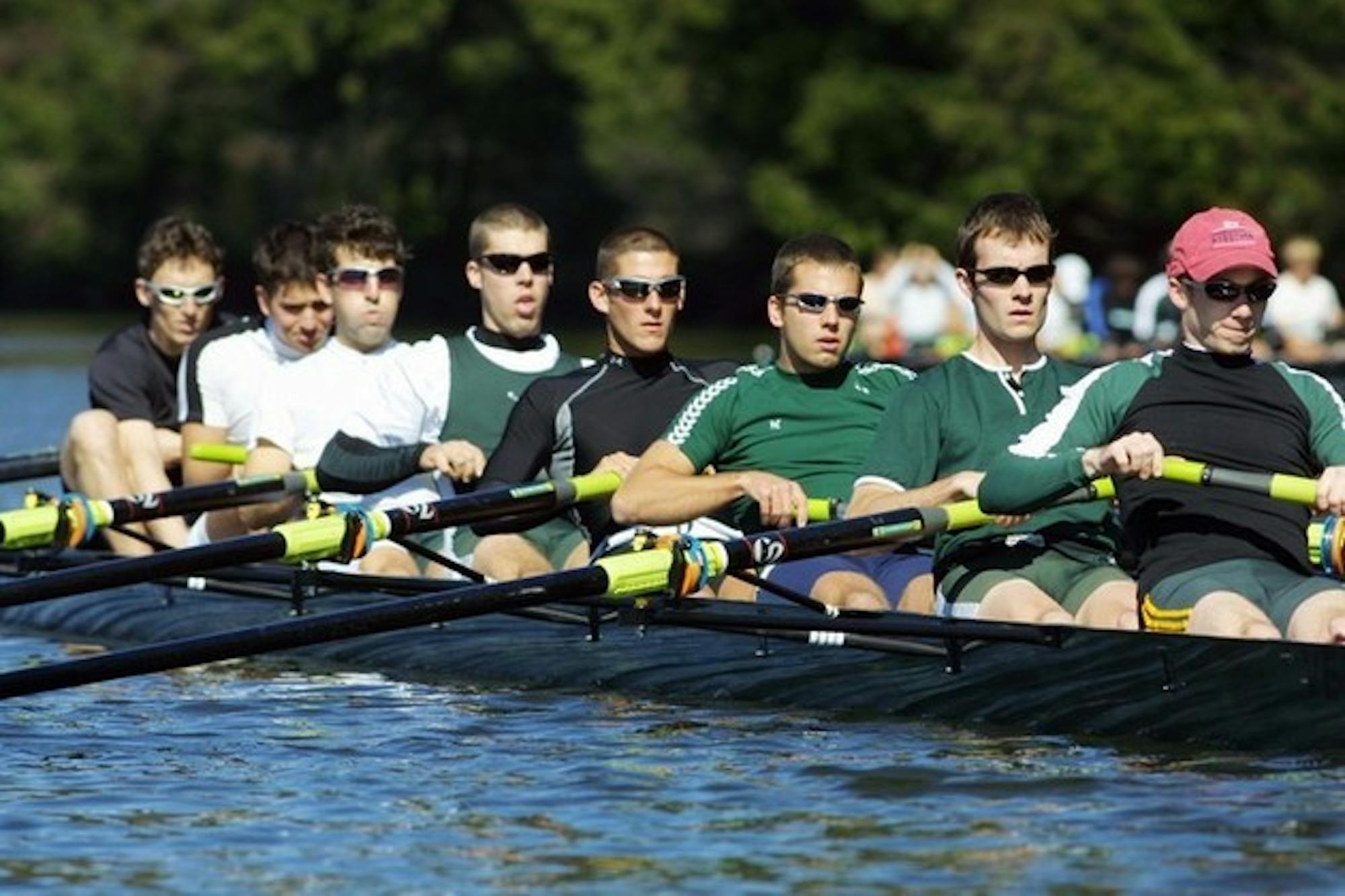 Lightweight crew started its season solidly this past weekend. The lead boat finished second only to Navy in the championship eights race.