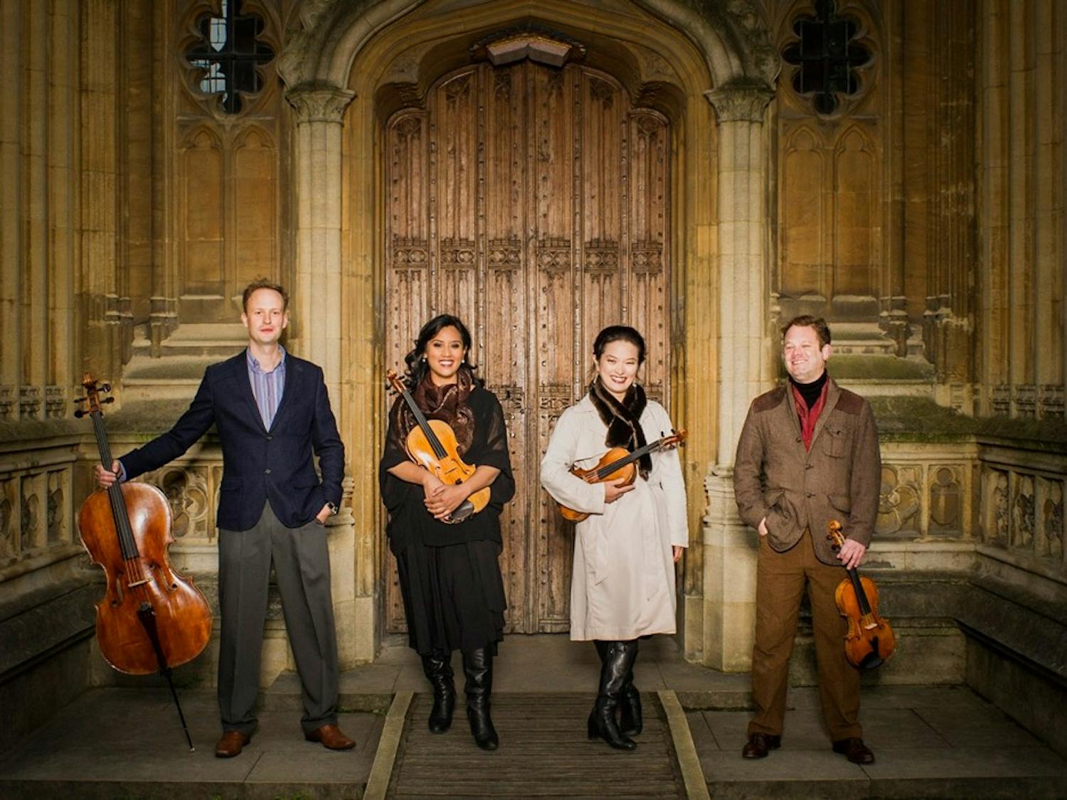 The Villiers Quartet will perform in Rollins Chapel this Saturday.