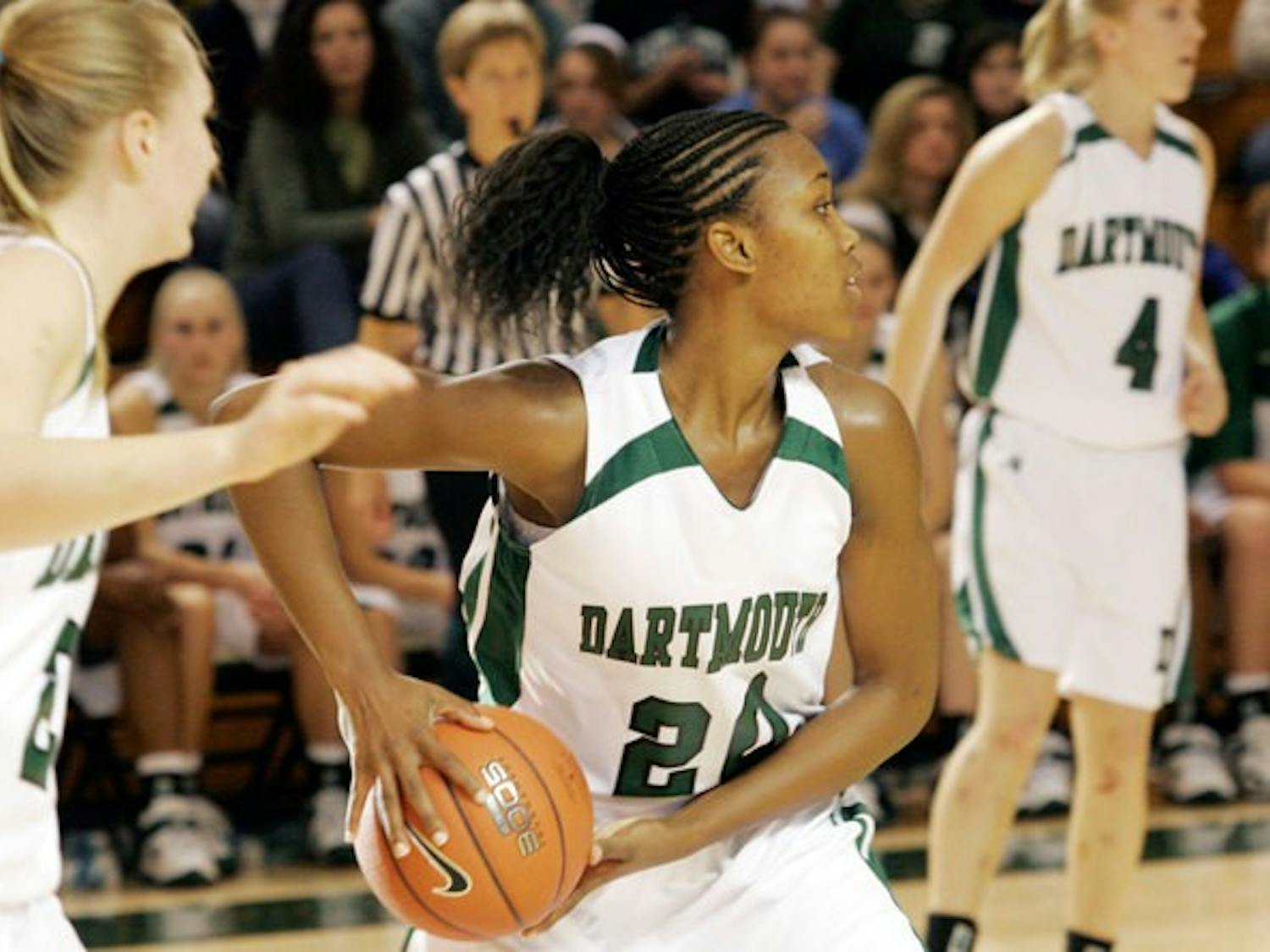 Rookie Brittney Smith '11 scored a career-high 11 points in a 74-31 loss.