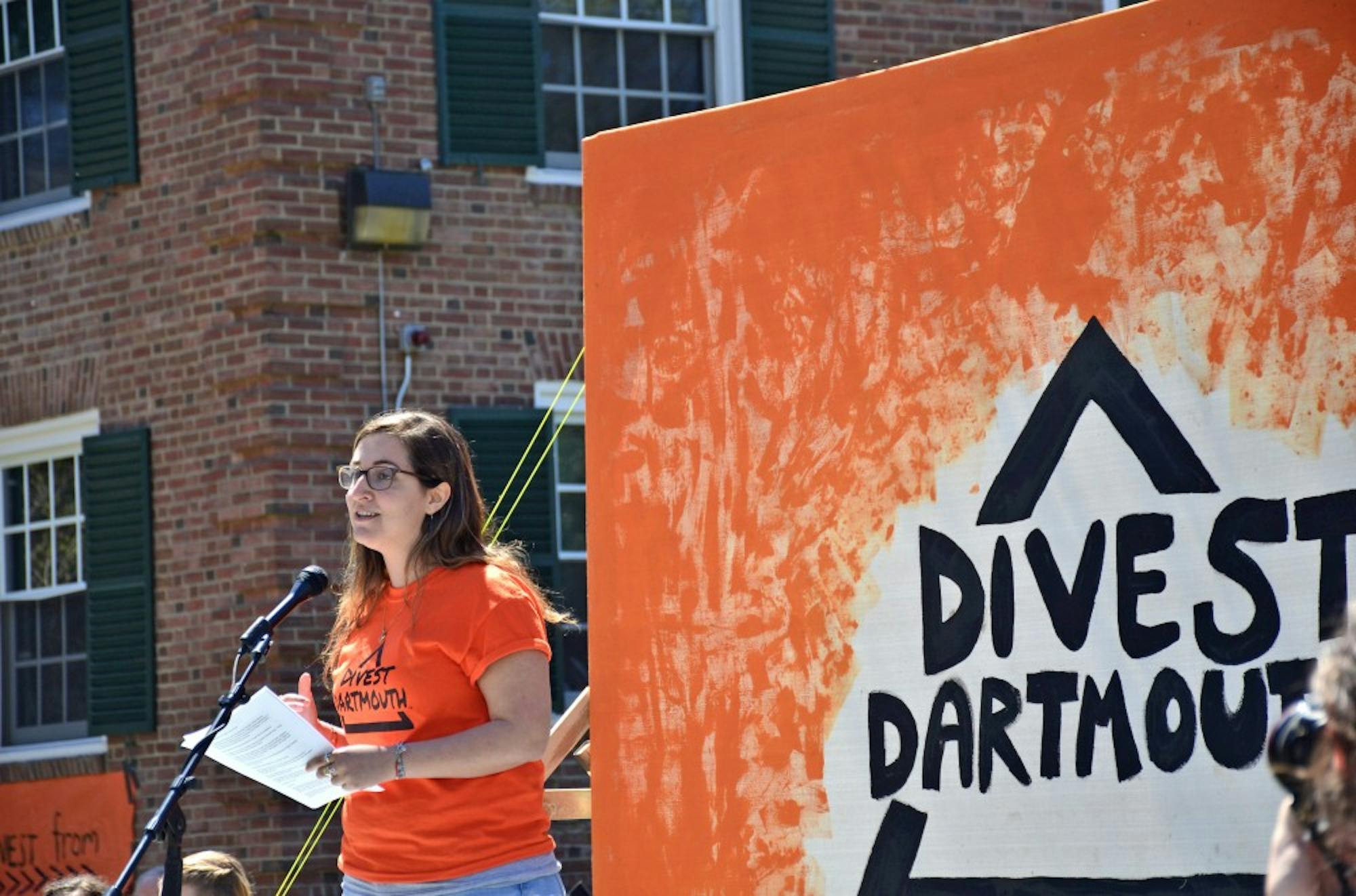 Divest Dartmouth's Big Green Rally was the most co-sponsored event in College history.
