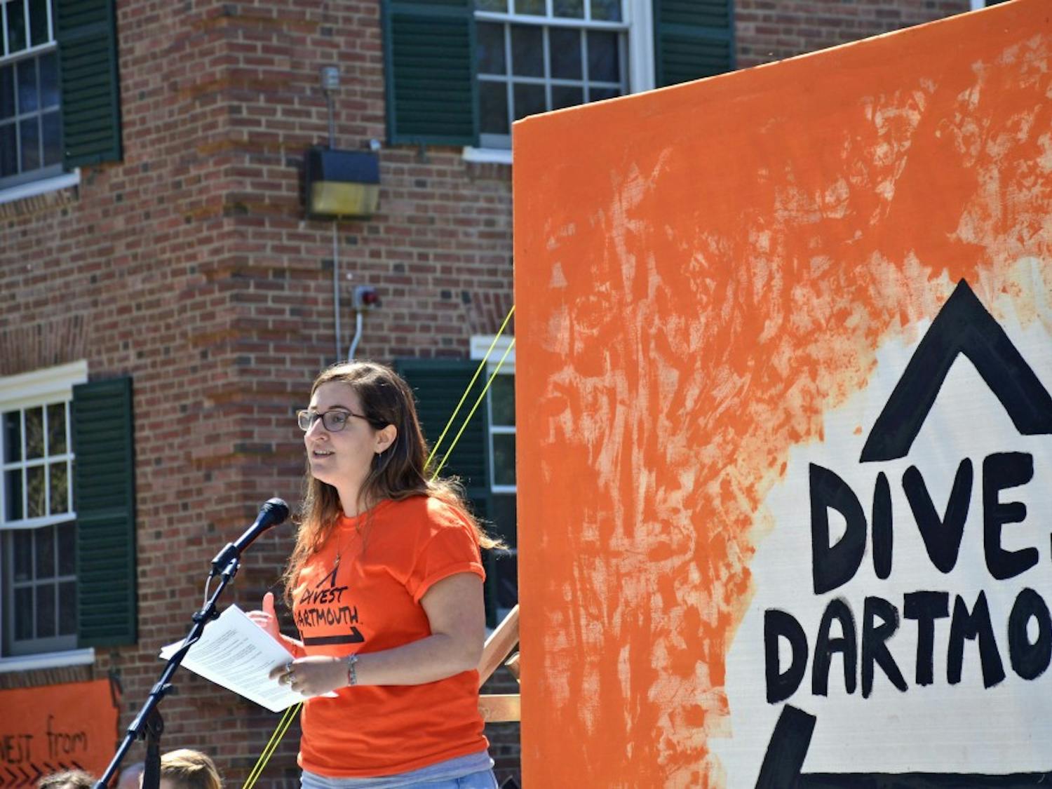 Divest Dartmouth's Big Green Rally was the most co-sponsored event in College history.