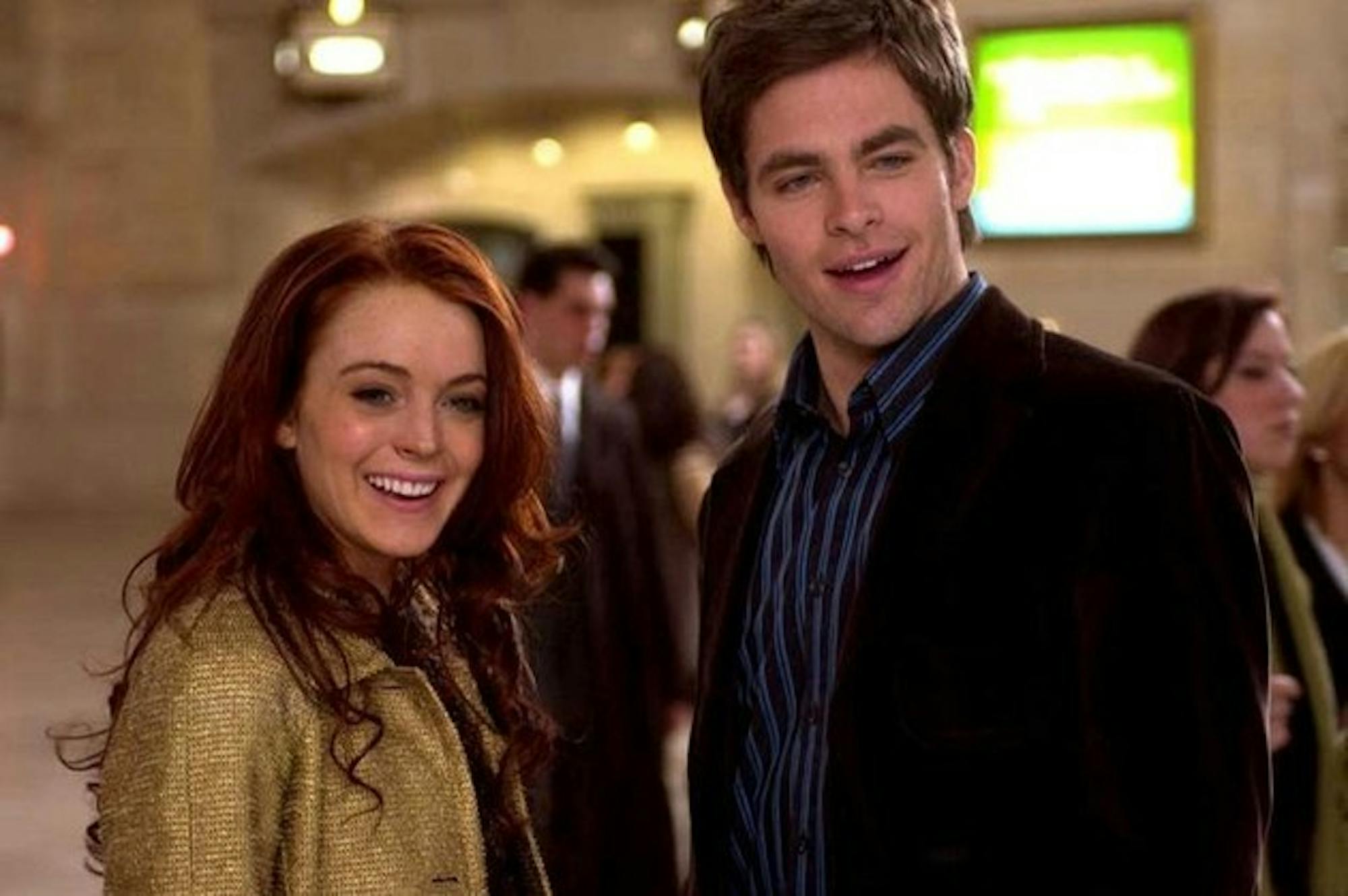 Lindsay Lohan and Chris Pine swap fortunes in 