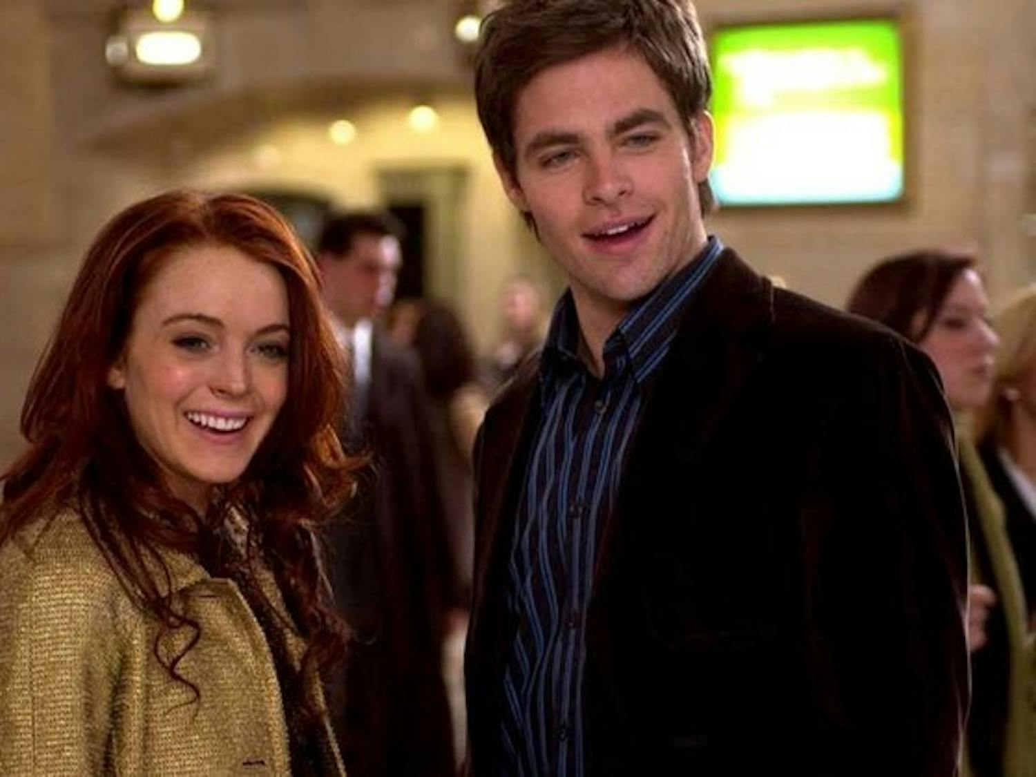 Lindsay Lohan and Chris Pine swap fortunes in 