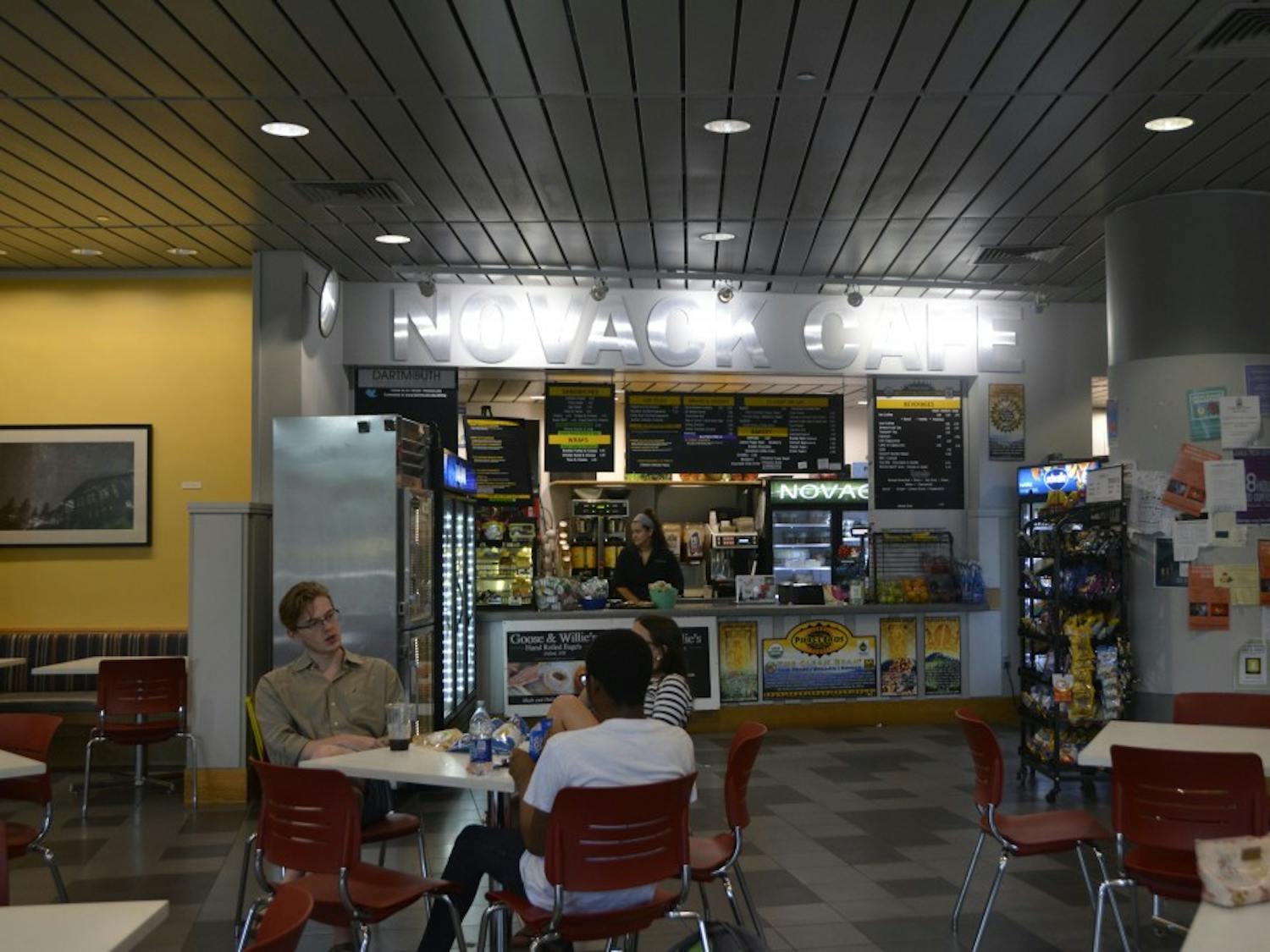 Novack Cafe has a variety of eating options for students who need to grab something between classes or on the go.