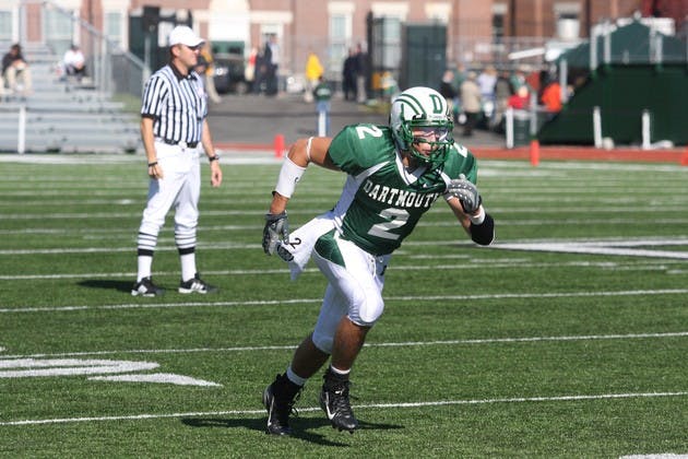 Tim McManus '11 was all over the field for Dartmouth Saturday, gaining yards passing, rushing and receiving.