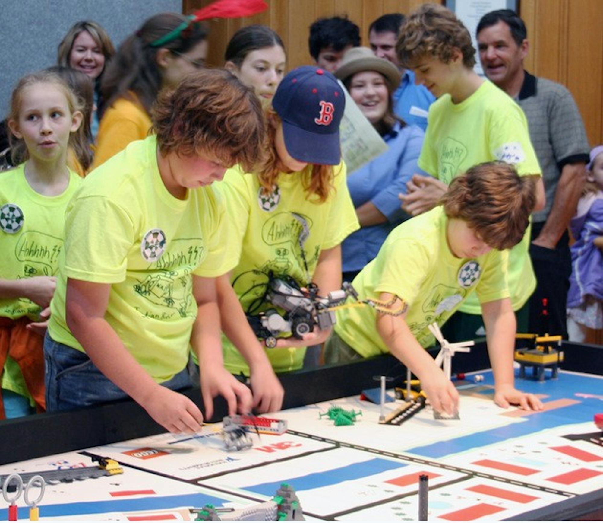 The Dartmouth Area Robotics Tournament brought 16 teams of middle school students together to pit their Lego creations against one another.